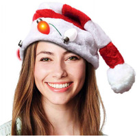 Candy Cane Santa Hat