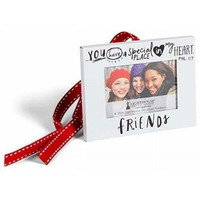 254869 3.75 x 3 in. Christmas Ornament Frame - Metal-Scripture Ink-Friends