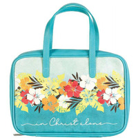 In Christ Alone - Hawaii Floral Bible Cover, Large