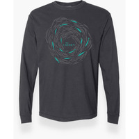 Against The Current--Long Sleeve-Youth Me T-Shirt, Black Heather - Medium