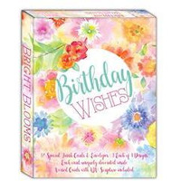 Birthday Bright Blooms Shared Blessings Boxed Card - Box of 12