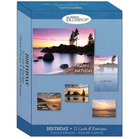 Birthday on The Shore Shared Blessings Boxed Card - Box of 12