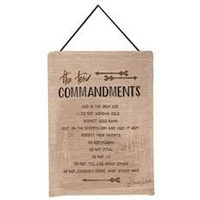 13 x 18 in. Ten Commandments Bannerette Book