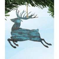 Reindeer Wooden Ornament