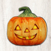 12 x 9 in. Halloween Pumpkin Outdoor Decor Large Ornaments