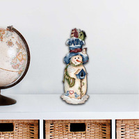 12 x 9 in. Freezing Frank Holiday Outdoor Decor Large Ornaments