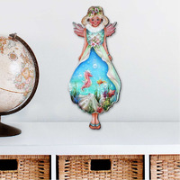 12 x 9 in. Beach Blessing Angel Nativity Outdoor Decor Large Ornaments