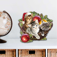 12 x 9 in. Christmas Wreath Holiday Outdoor Decor Large Ornaments
