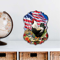 12 x 9 in. Morning in America Holiday Outdoor Decor Large Ornaments