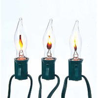UL 10-Light Flicker Flame Longer Light Set