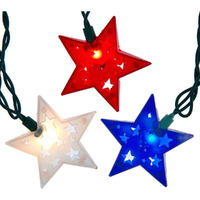 UL 10-Light Patriotic Star Light Set