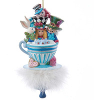 6.25 in. Hollywood Hats Alice Tea Party Ornament