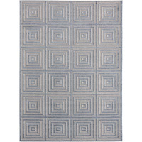 Cascades Tehama Blue & Grey Accent Rectangle Rug, 1 ft. 11 in. x 3 ft.