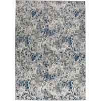 1242-1023-BLUE 7 ft. 10 in. x 10 ft. 6 in. Livigno Floral Rectangle Area Rug, Blue