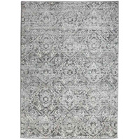 1244-1012-GREY 5 ft. 3 in. x 7 ft. 3 in. Livigno Abstract Rectangle Area Rug, Grey