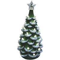 14 in. Michigan State Ceramic Tree