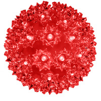 150L 10 in. Sphere LED with 50 Strobes, Red