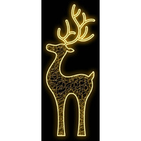 4.5 ft. Deer Neon Flex Ground Mount, Warm White