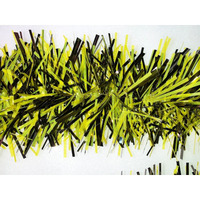 6 in. Section Garland, Metallic Black & Translucent Yellow - 20 ft.