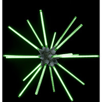 24 in. Animated LED Starburst, Green