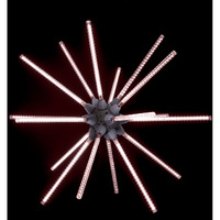 24 in. Animated LED Starburst, Pink