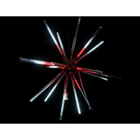 24 in. Animated LED Starburst, Red & Pure White