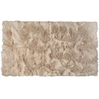 Home Decor Hudson Faux Sheepskin Trio Rug | 1-Piece | Taupe | 3'x5'