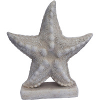 17 in. Coldcast Starfish, Antique White