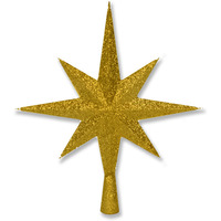 16 in. Magnificent Star Tree Topper, Gold