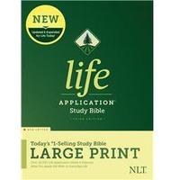Tyndale House Publishers  NLT Life Application Study Bible - Large Print - Third Edition, Red Letter Hardcover - Apr 2020