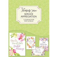 Faithfully Yours  Boxed - Card Service Appreciation - Box of 12