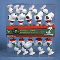 Kurt S. Adler- Inc.  Kurt Adler 10-Light 11' Peanuts Snoopy Light Set