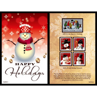 UPM Global  Snowman United States Postage Stamp Card