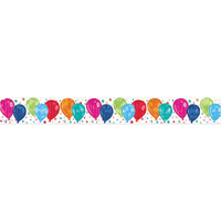 Metallic Balloons Fringe Banner