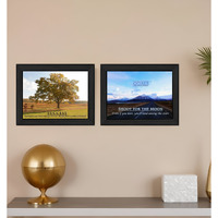 Set Of Two Success 1 Black Framed Print Wall Art
