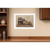 Homemade is Best White Framed Print Kitchen Wall Art