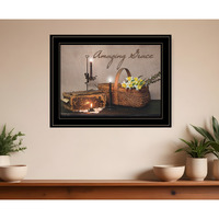 Amazing Grace Black Framed Print Kitchen Wall Art