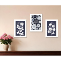 Set Of Three Its Beautiful to Be Different White Framed Print Wall Art
