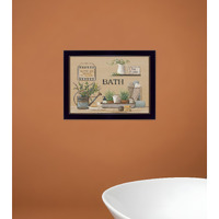 Farmhouse Bath Black Framed Print Bathroom Wall Art