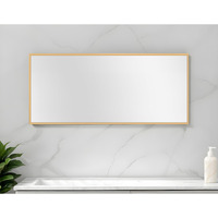 71" Gold Metal Framed Bathroom Vanity Mirror