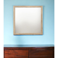 40" Natural Square Dresser Mirror