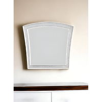 44" Platinum Arch Framed Dresser Mirror