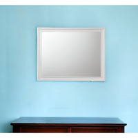 36" White Dresser Mirror