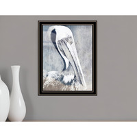 PELICAN Black Framed Print Wall Art