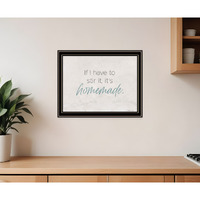 It's Homemade Black Framed Print Wall Art