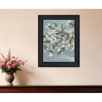Spring Be Still Black Framed Print Wall Art