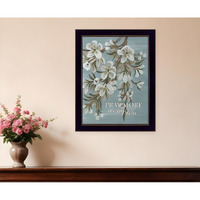 Pray More Worry Less Black Framed Print Wall Art