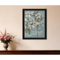 Pray More Worry Less Black Framed Print Wall Art