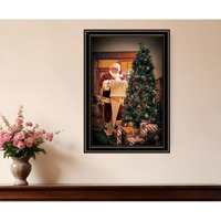 Naughty Or Nice Black Framed Print Wall Art