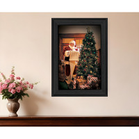 Naughty Or Nice Black Framed Print Wall Art